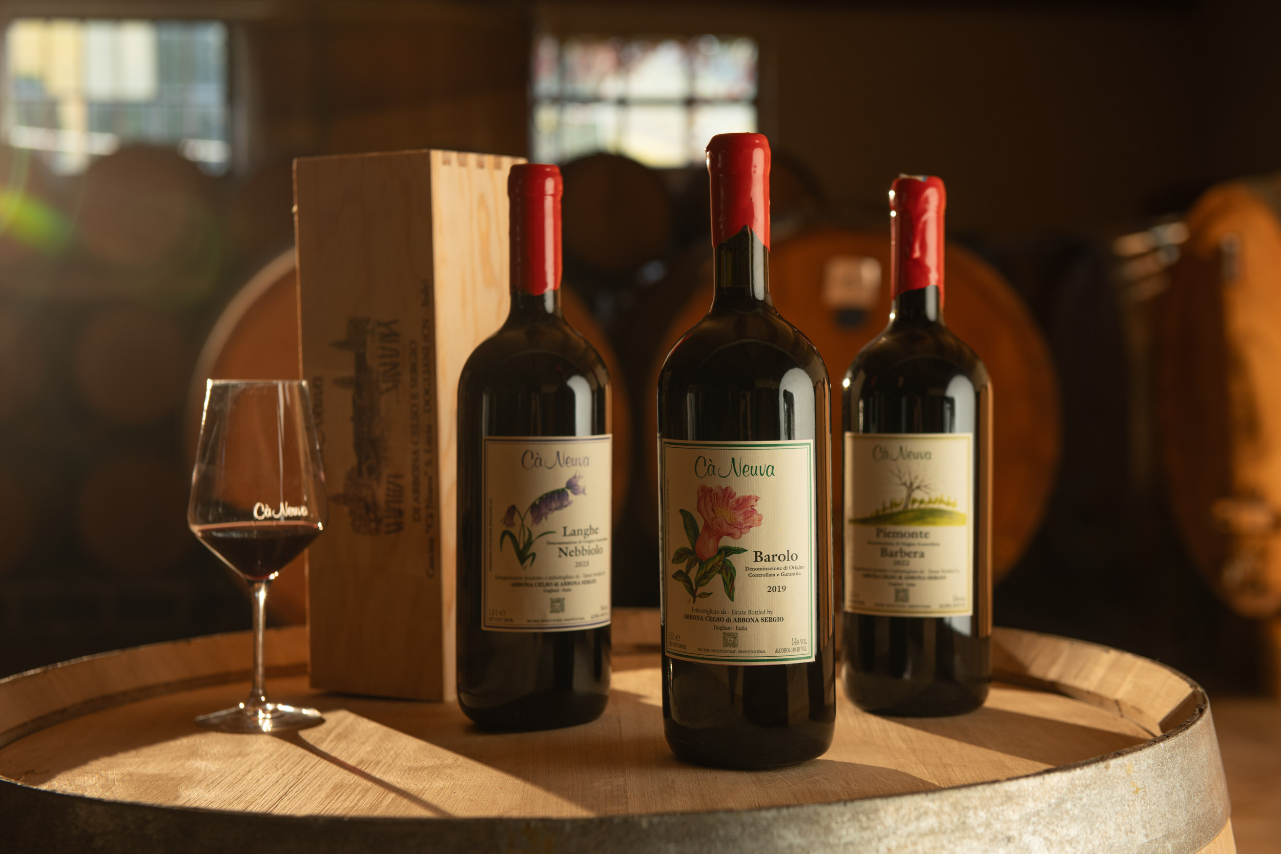 I Vini della Cantina Cà Neuva a Dogliani