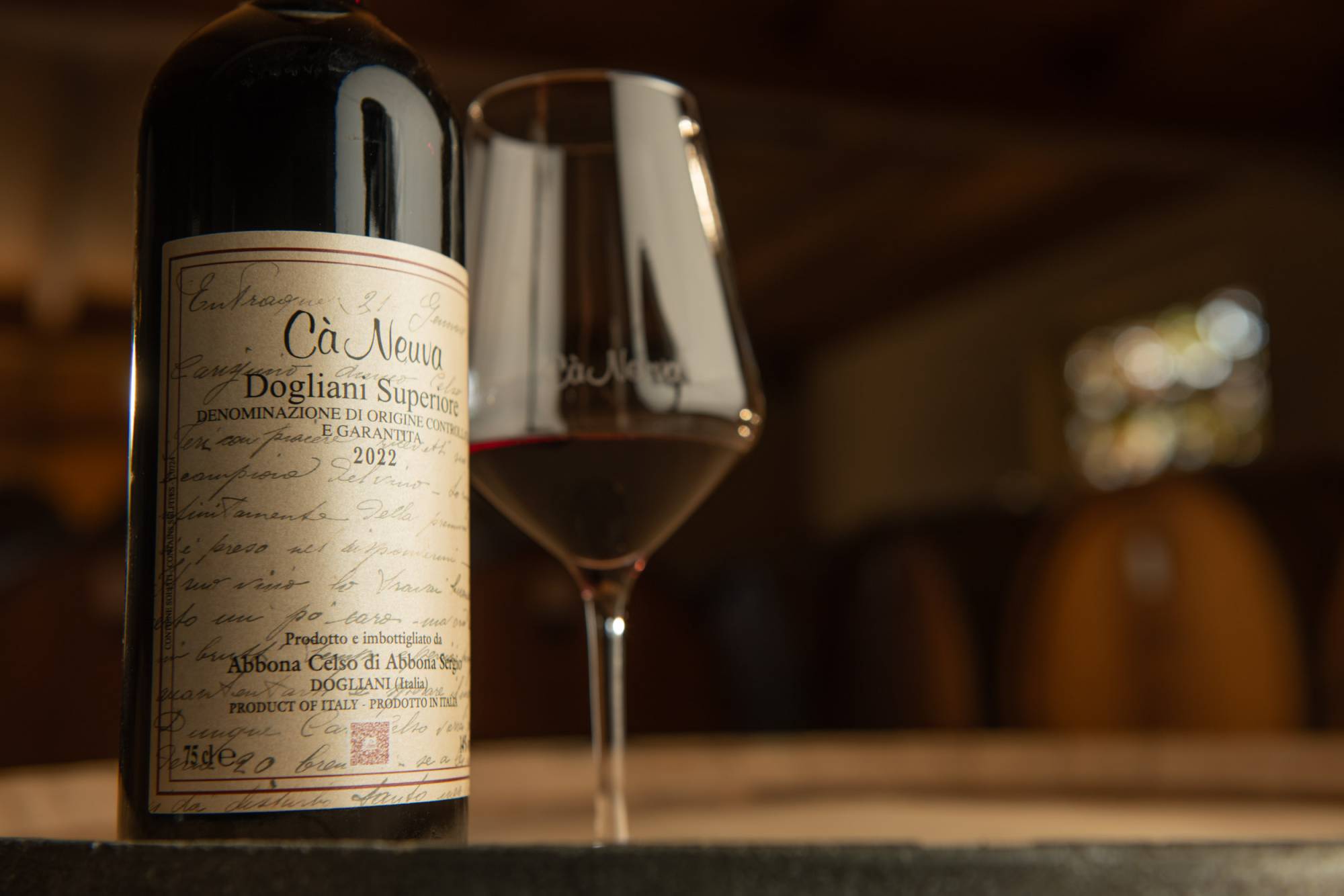 Langhe Rosso Excelso in cantina